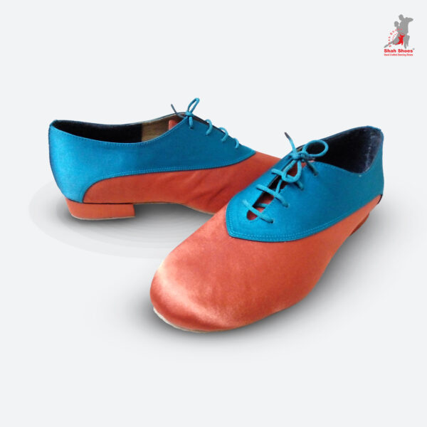 Orange and Teal Dance Shoes