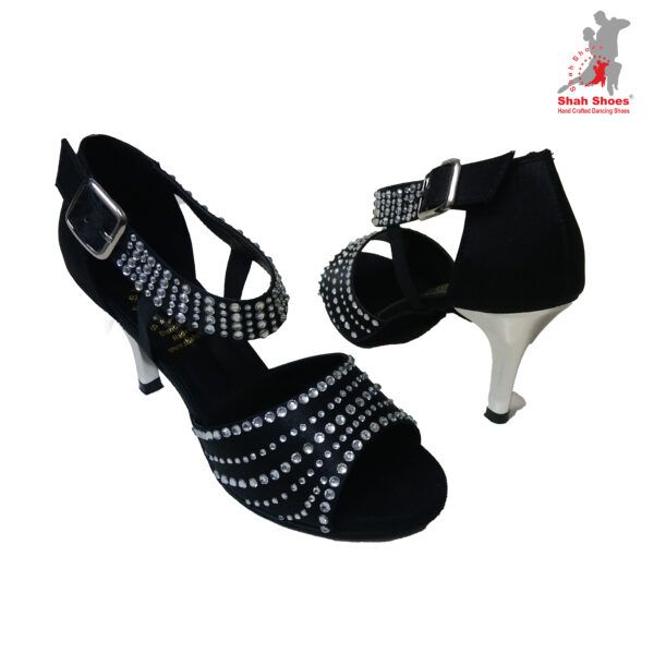 Handcrafted Black Salsa & Ballroom Sandals