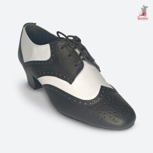 Classic Black & White Oxford Two-Tone Dance Shoe (Wingtip Style)